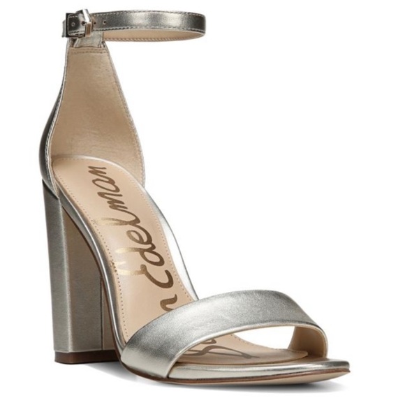 Sam Edelman Shoes - ✅SAM EDELMAN Yaro Ankle-Strap Metallic Leather Sandals